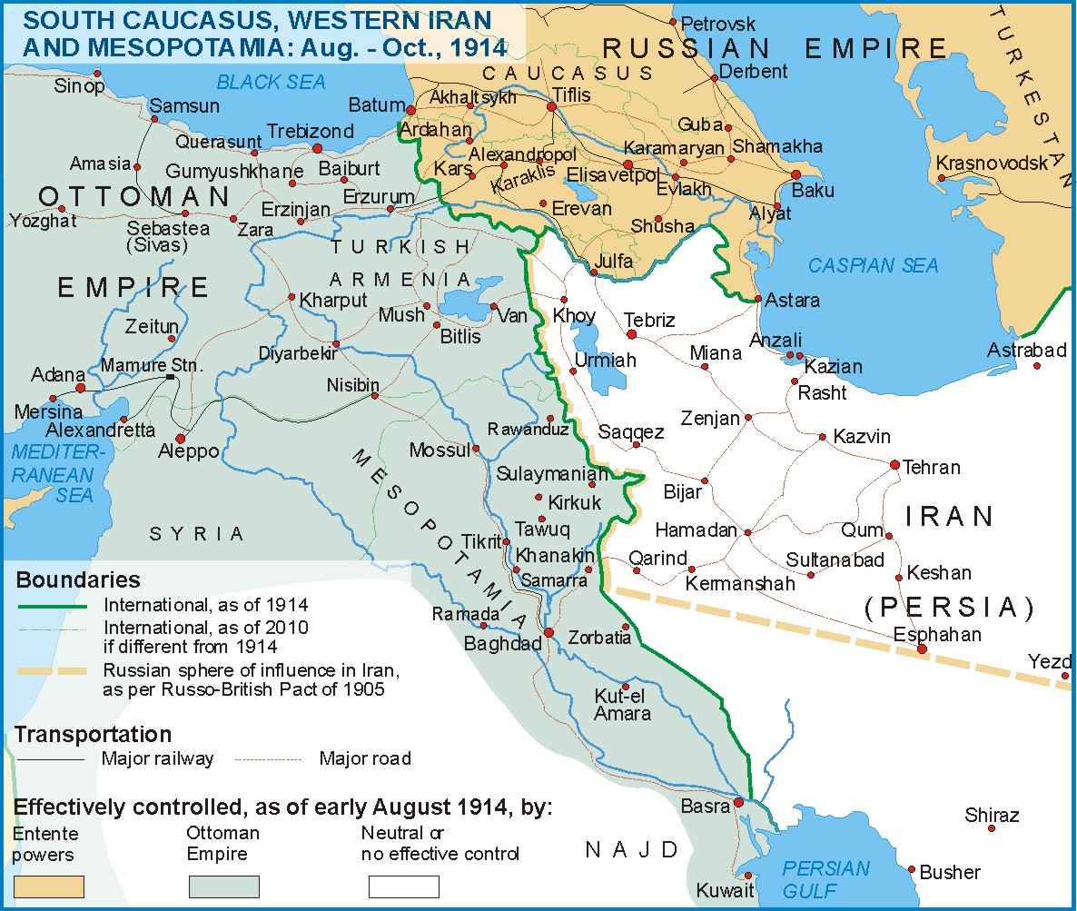 Иран закавказье. Карта Ирана 1914. Карта Ирана 1914 года. Карта Персии в 1914. Ottoman Empire and Iran.