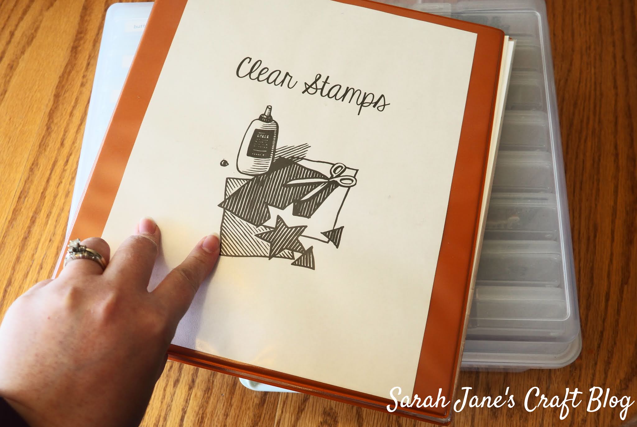 Dollar Tree Stamp Storage  Organize Your Clear Stamps 