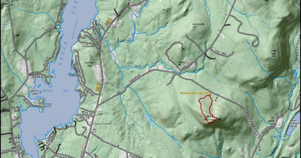 1HappyHiker A Hike to Sabattus Mountain near Lovell, Maine