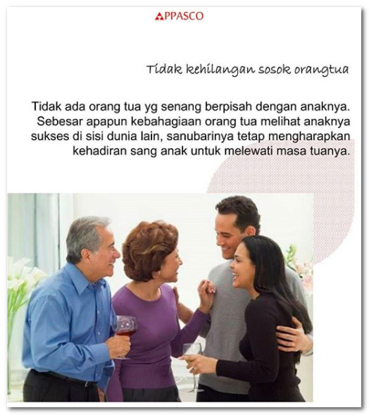 Ada sosok orangtua Ada sosok orangtua