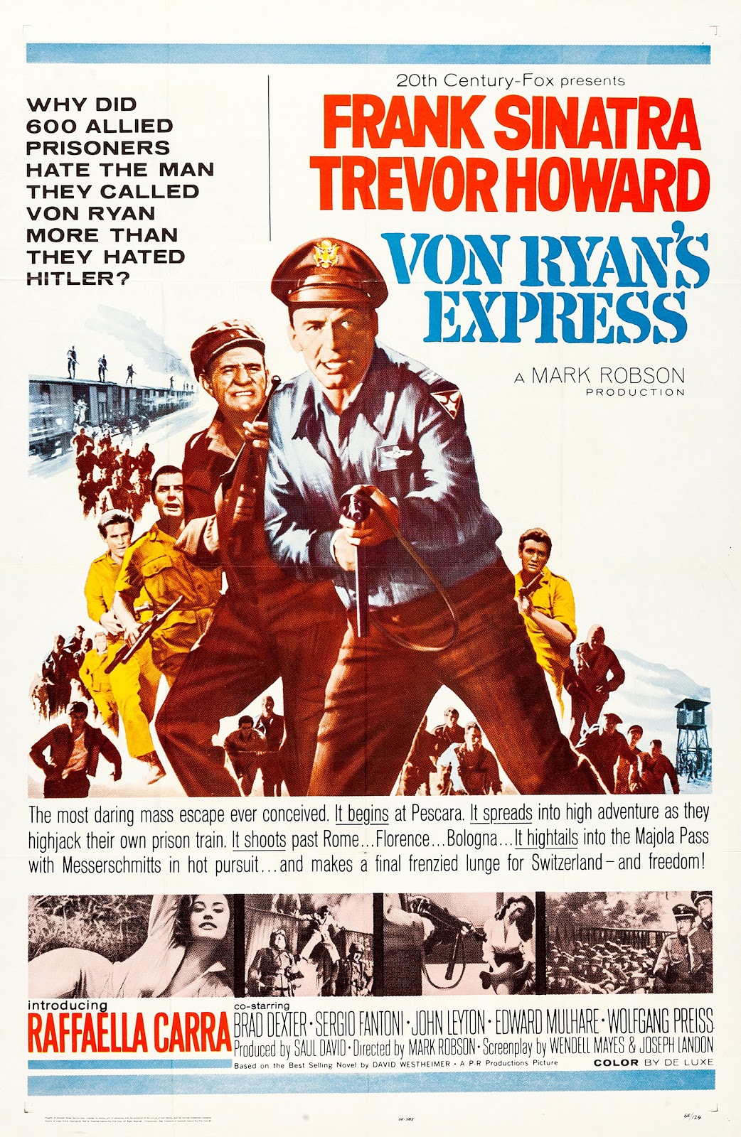 Le Train Du Colonel Von Ryan GALERÍA DE CARTELES DE CINE: EL CORONEL VON RYAN. Von Ryan's Express