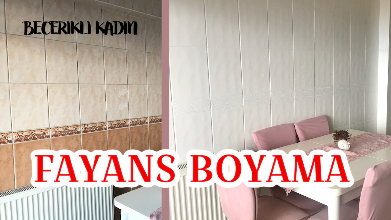 KABARMAAN, ÇİZİLMEYEN, DÖKÜLMEYEN FAYANS BOYAMAMutfak Değişimi