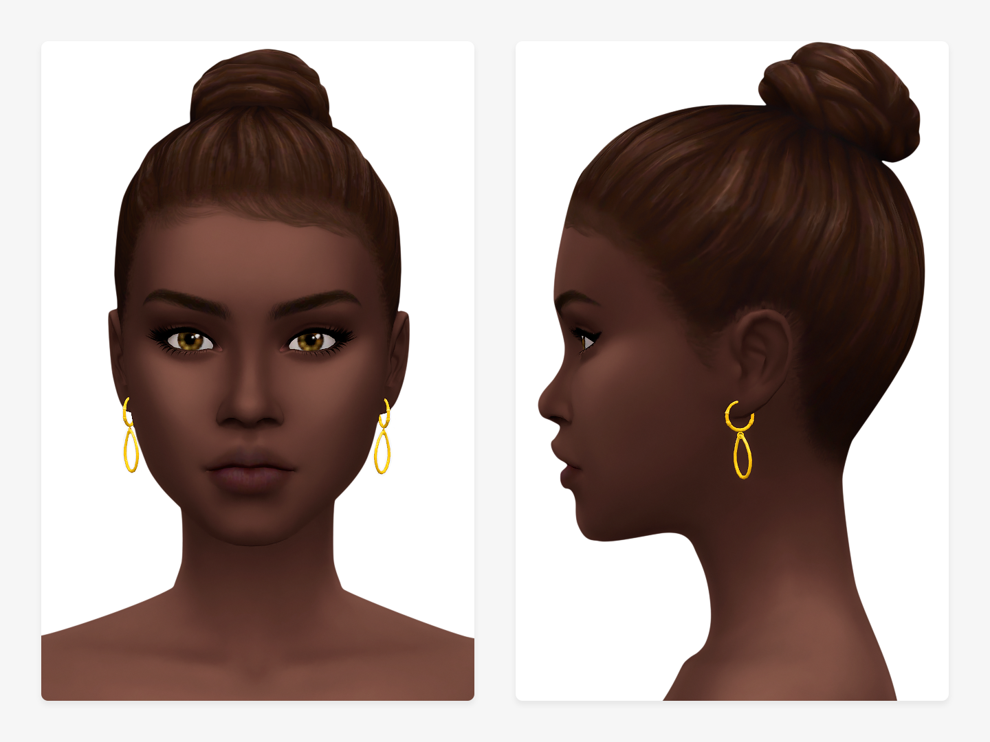 Tinka Earrings Sims 4 CC Accessories