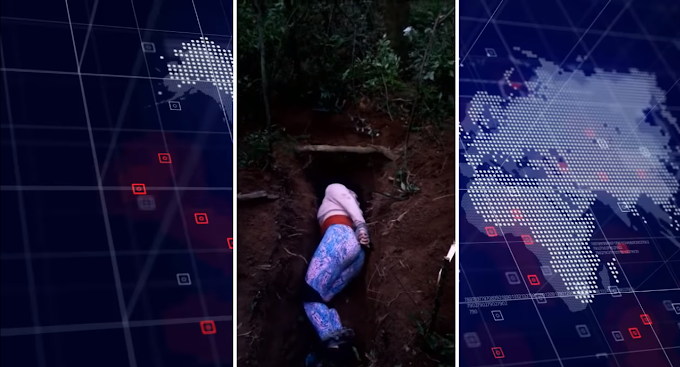 MULHER É MORTA A TIROS DENTRO DE UMA COVA