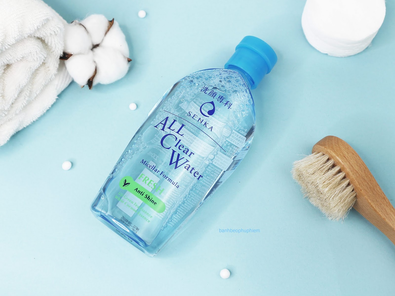 REVIEW NƯỚC TẨY TRANG SENKA ALL CLEAR WATER FRESH - Senka