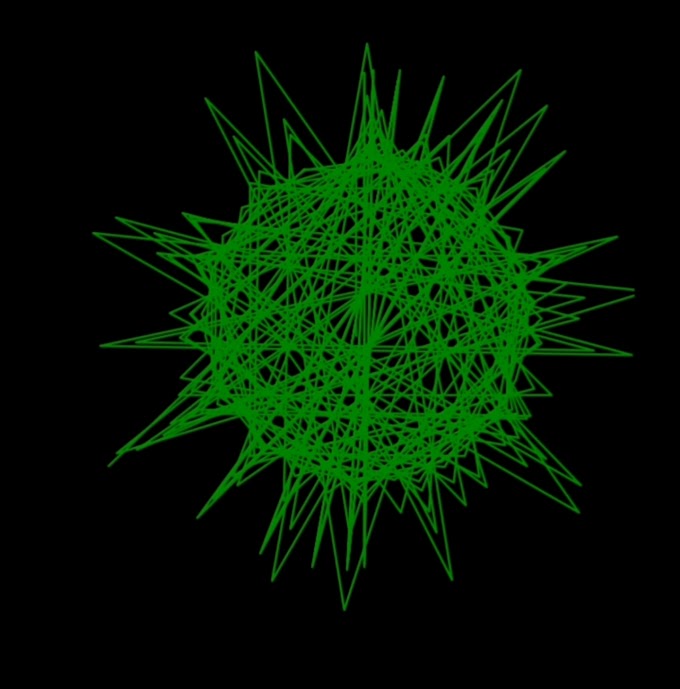 Draw corona virus shape using python with turtle