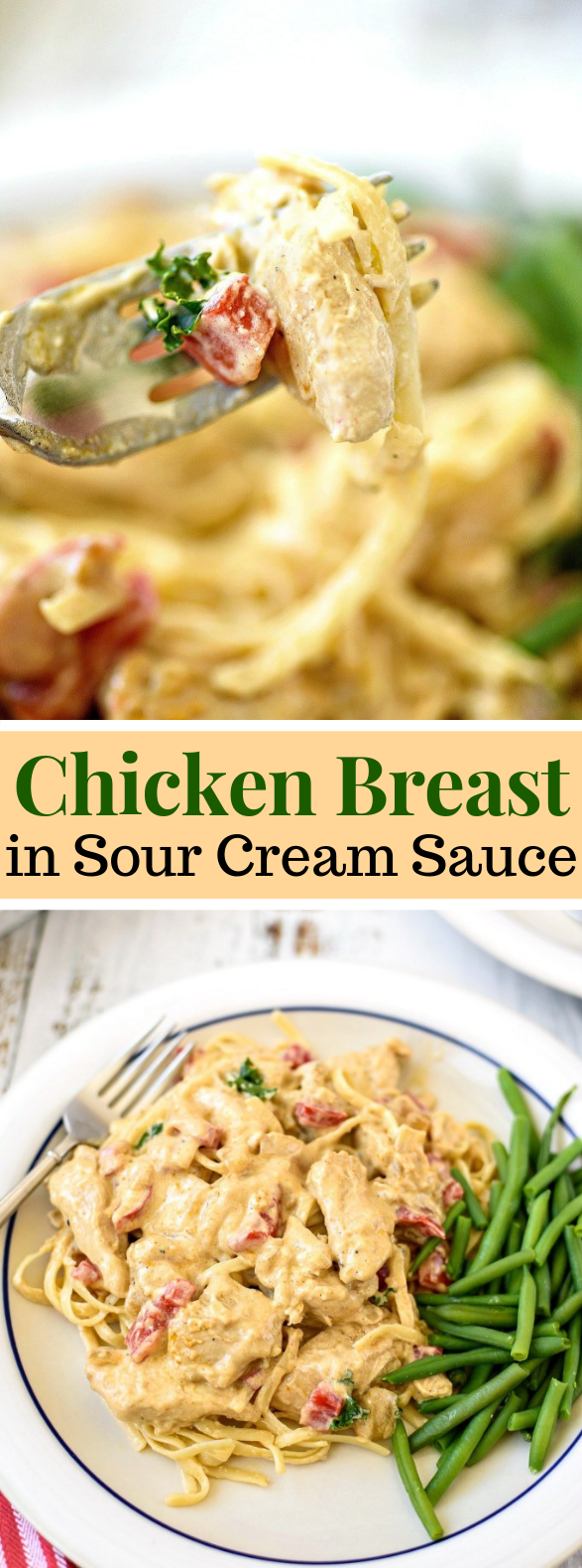 CHICKEN BREAST IN SOUR CREAM SAUCE #dinner #chickendinner CHICKEN BREAST IN SOUR CREAM SAUCE #dinner #chickendinner