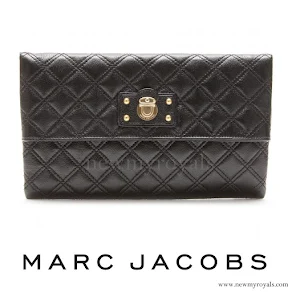 Princess Madeleine style Marc Jacobs quilted clutch