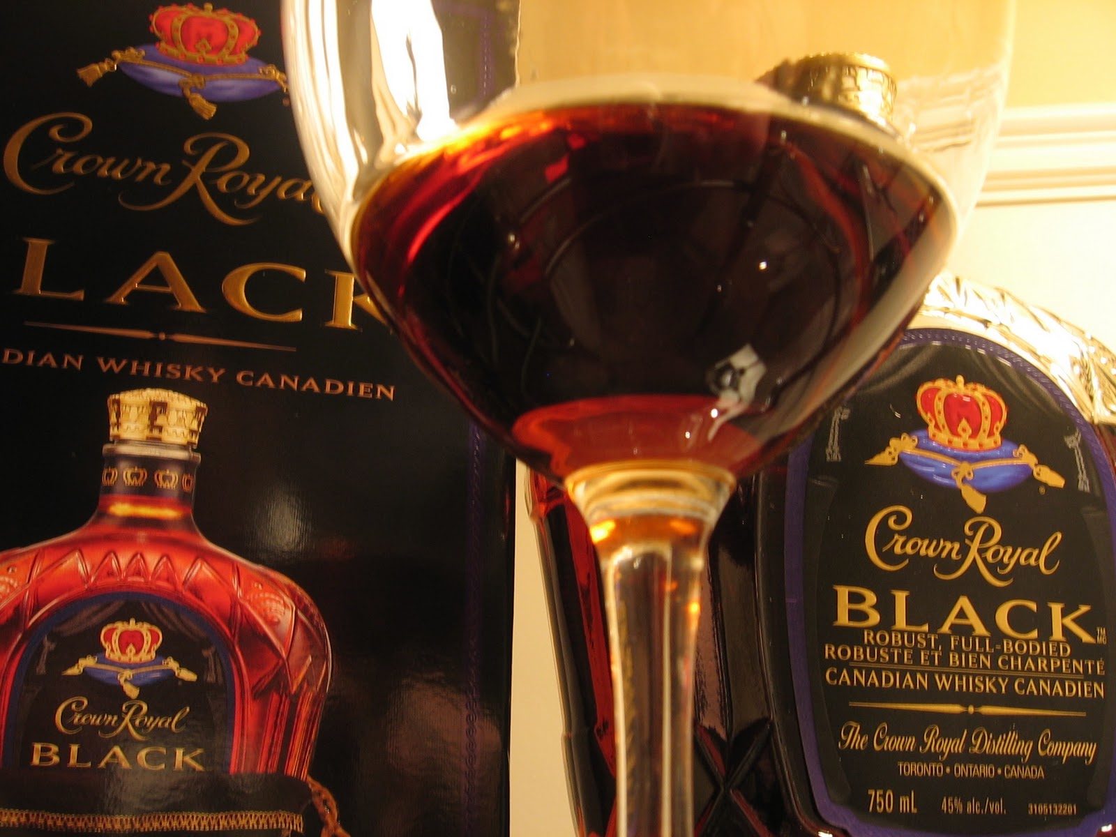 Jason's Scotch Whisky Reviews Review Crown Royal Black Canadian Whisky