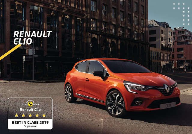 Novo Renault Clio 2020 obtém 5 estrelas no Euro NCAP Novo Renault Clio 2020 obtém 5 estrelas no Euro NCAP