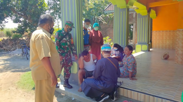 Satgas Kecamatan Kunjang Gelar Vaksinasi Door to door Bagi Penyandang Disabilitas 