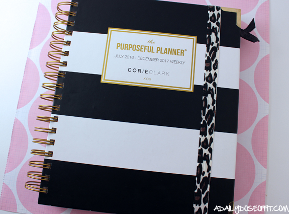 planner, planner girl, corie clark, weekly calendar, purposeful planner review