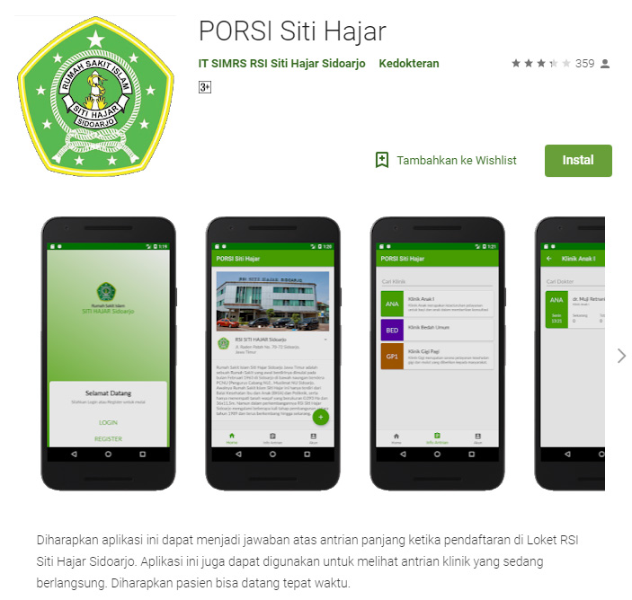 Porsi Rsi Siti Hajar Rsi Siti Hajar Sidoarjo