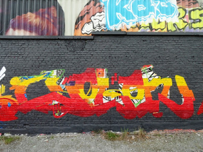 graffiti du Heavy Weights crew