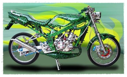 Gambar Motor Modifikasi: Modifikasi Motor Ban Kecil dan Unik