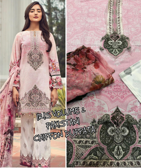 Iris vol 1 Lawn Embroidered Pakistani Suits wholesaler