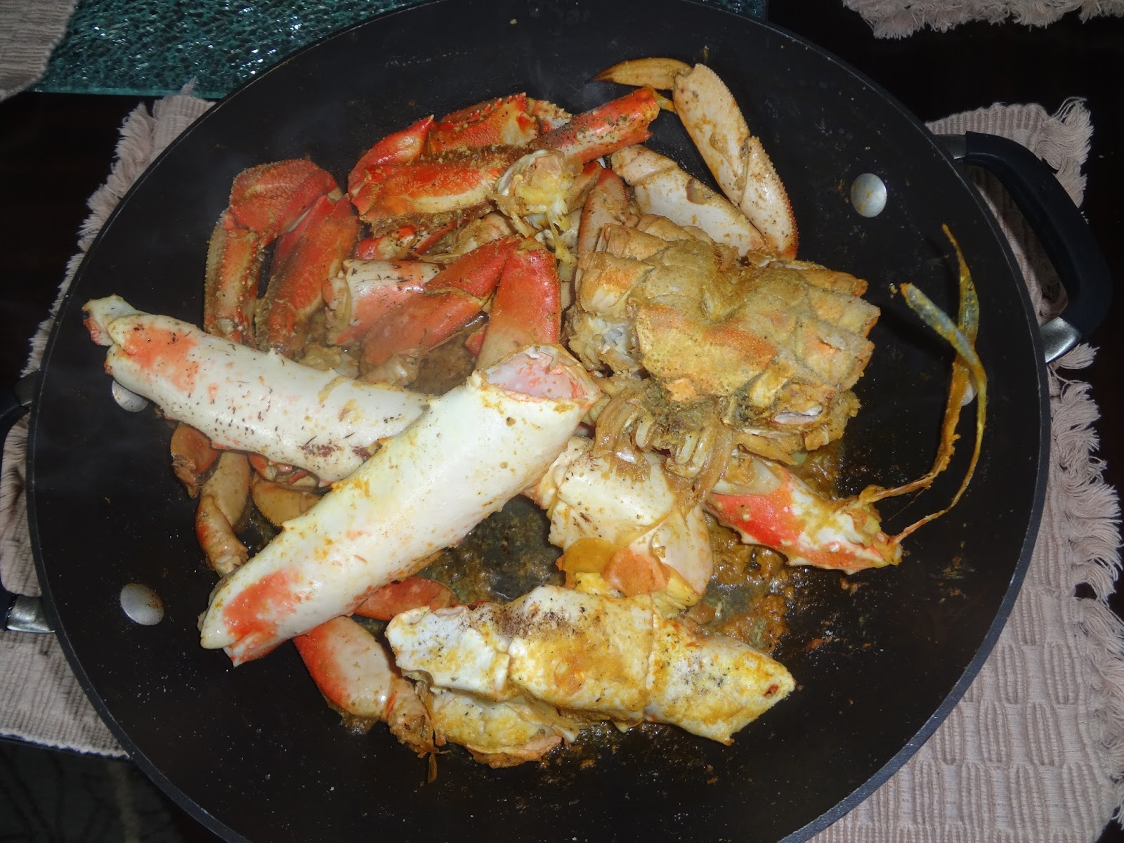 Suma's Recipes Stewed Crab with butter