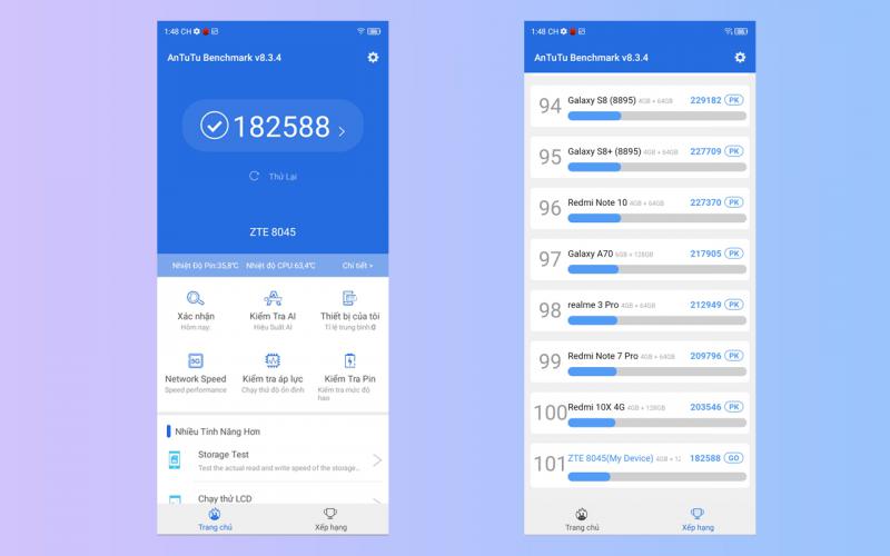 Điện thoại ZTE Blade V40 Vita - Chính hãng Điện thoại ZTE Blade V40 Vita - Chính hãng