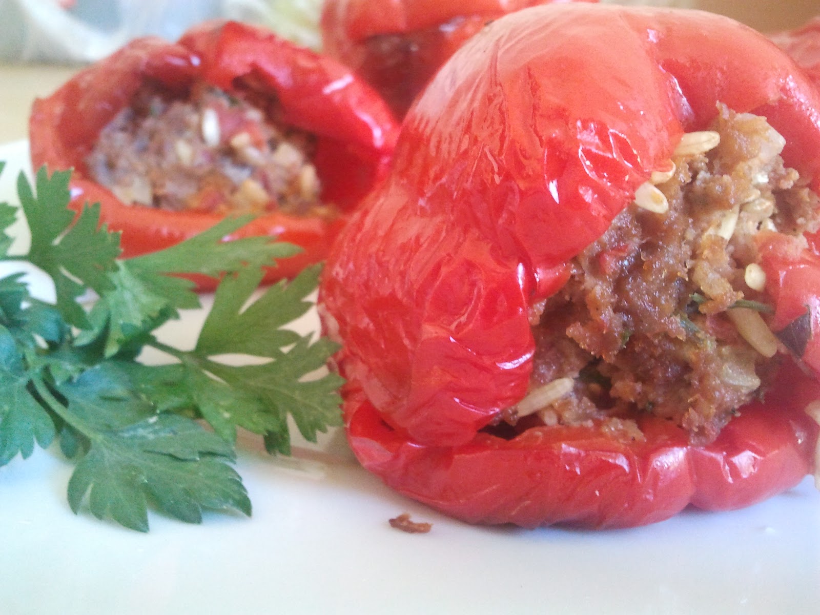 Turkish stuffed pepper Etli biber dolması + a little Turkish cuisine