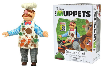 San Diego Comic-Con 2019 Exclusive The Muppets Messy Swedish Chef Select Deluxe Action Figure by Diamond Select Toys