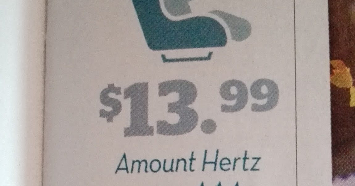 Save Green Being Green Free Car Seat Rental through Hertz