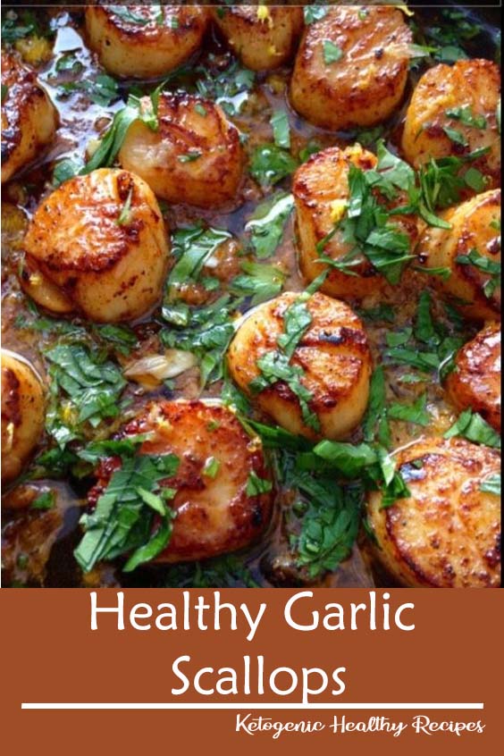 Healthy Garlic Scallops Plant Based Meals Vegan