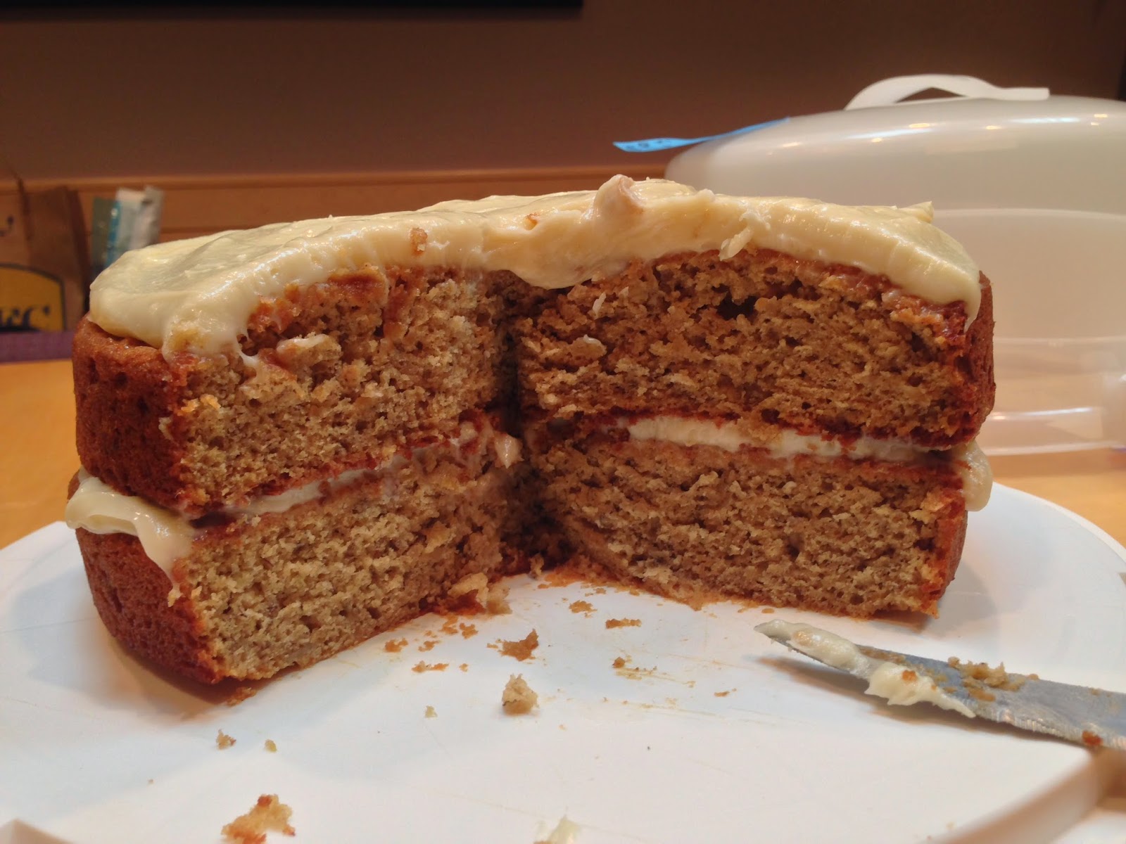 Bad Ass Baker Banana Rum Birthday Cake!