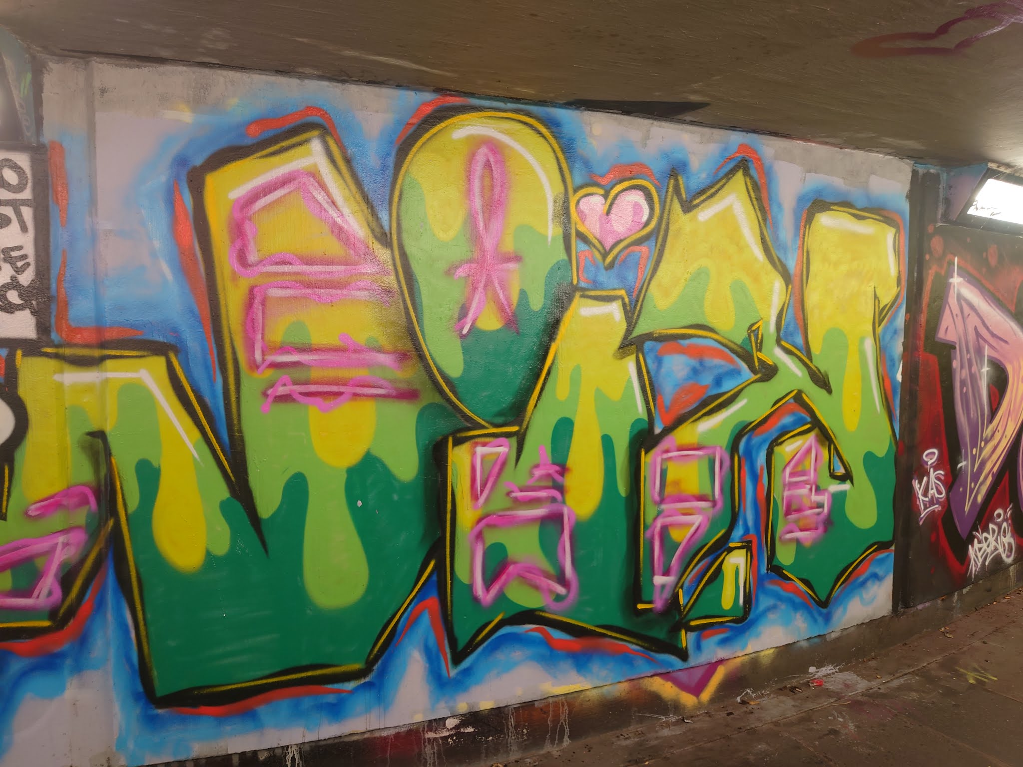 Techni Tou Dromou Art of the Road Graffiti Peel Street underpass Wolverhampton