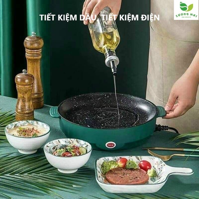 CHẢO ĐIỆN ĐA NĂNG ĐƯỜNG KÍNH 26CM, CHIÊN RÁN TIỆN LỢI 15