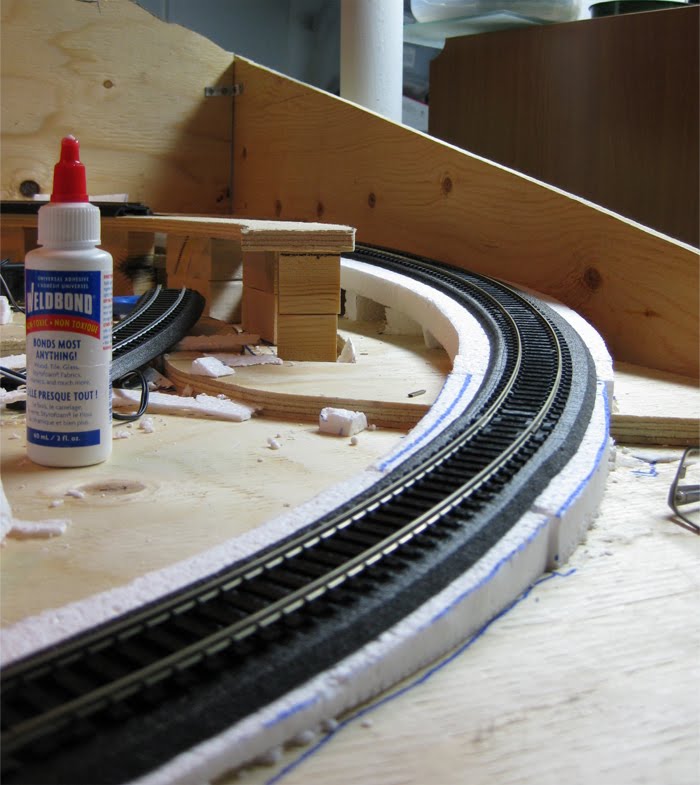 Laying Trackbed Part I TY'S MODEL RAILROAD