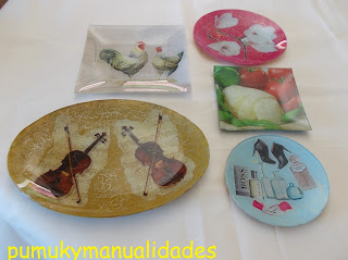 Bandejas  Decoupage