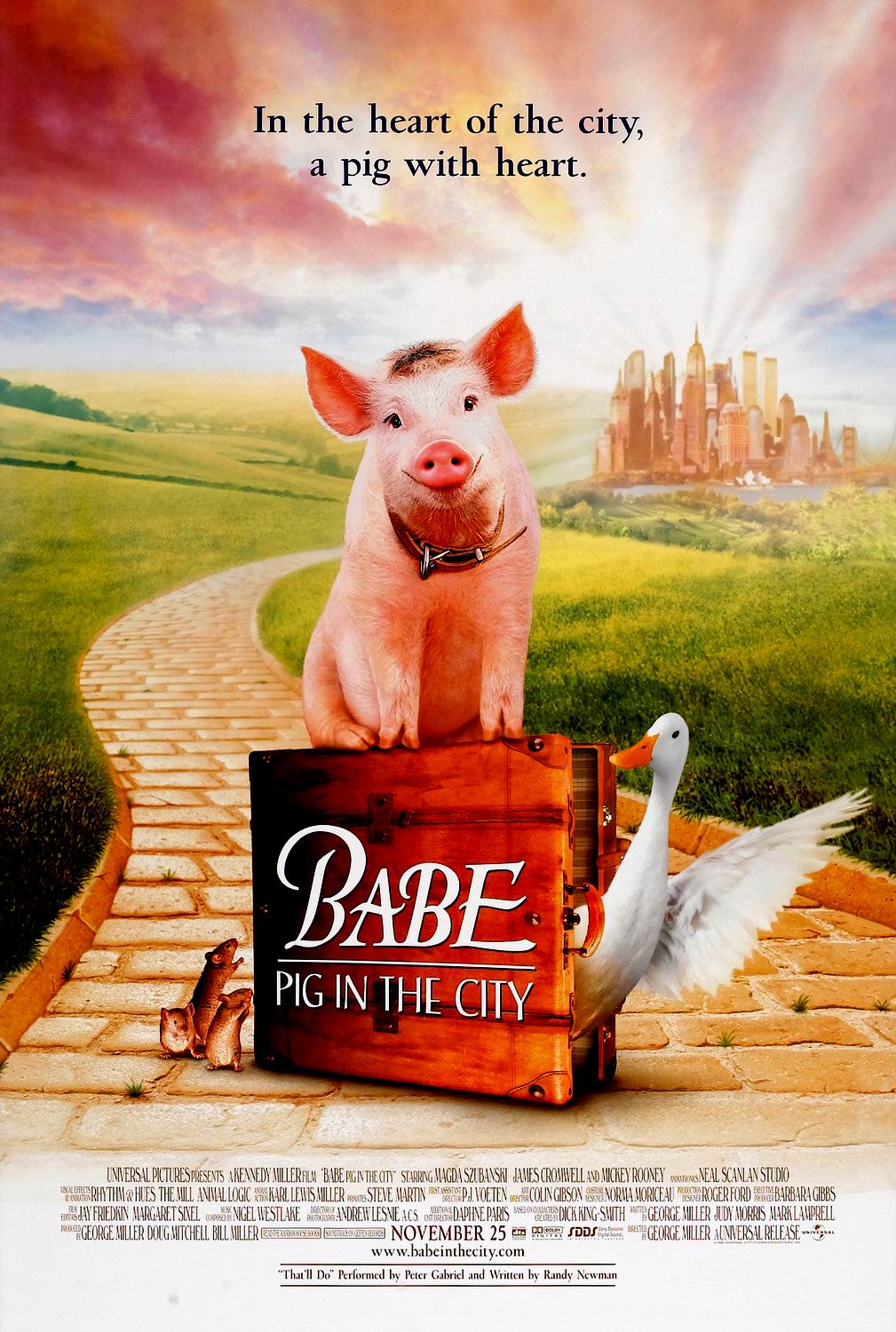 Babe Le Cochon Dans La Ville Bande Annonce Affiches - Photos d'exploitation - Bandes annonces: Babe : Le cochon
