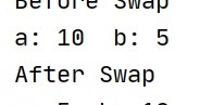 Write a Program to Swap Two Numbers Without using Third Variable in ...