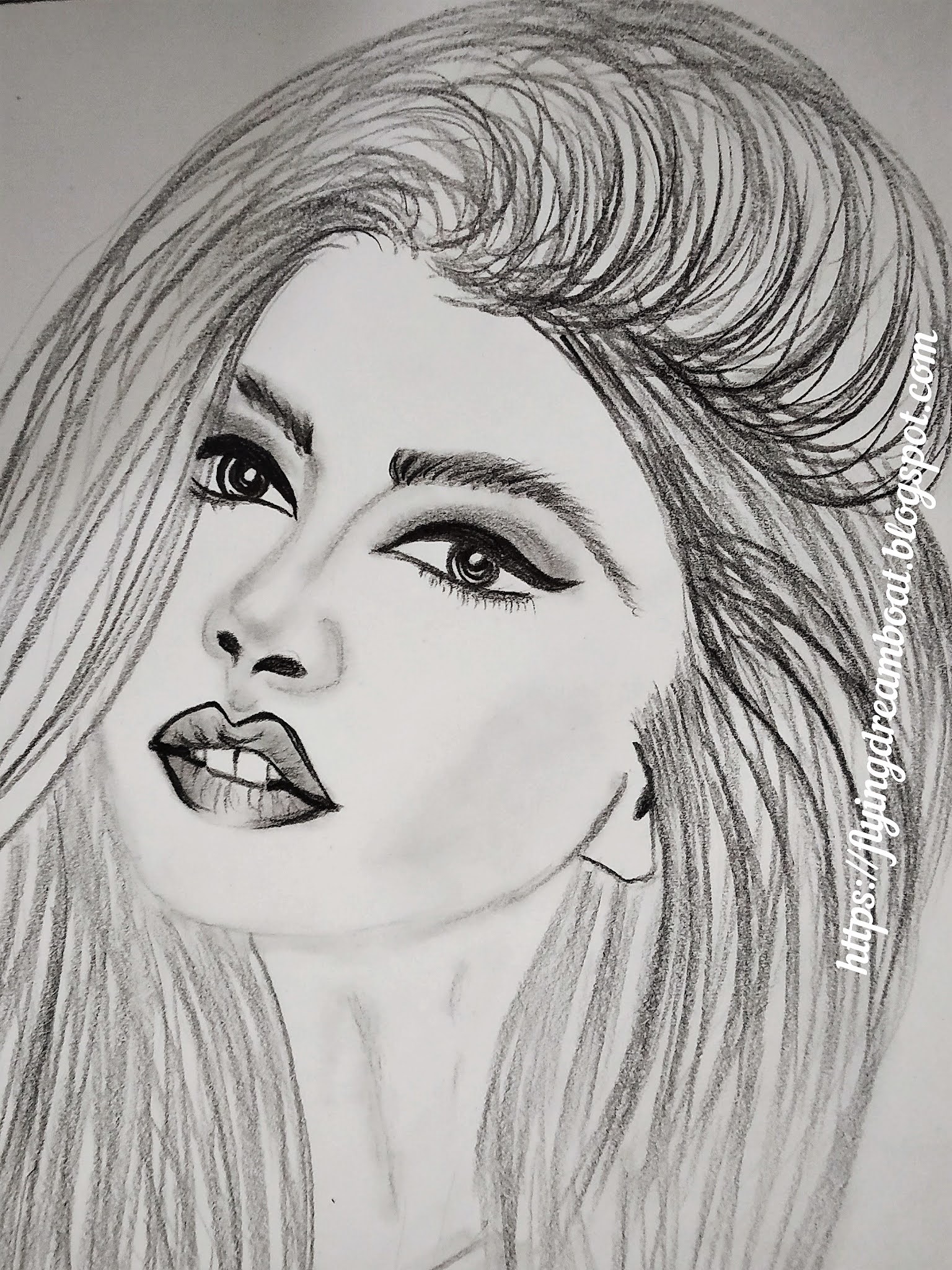 Beautiful Lady Pencil Sketch ~ Pencil Sketch Of Beautiful Lady | Bodewasude