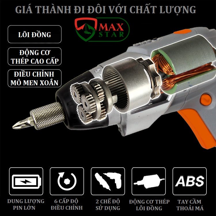 Máy khoan pin mini cầm tay đa năng 2 chế độ thông minh siêu mạnh Máy khoan vít Máy bắn vít pin mini 10 604cdfd2015ff1364dadb36c 1635574553985 853e862c a710 4697 9e0b 1faebace92b7