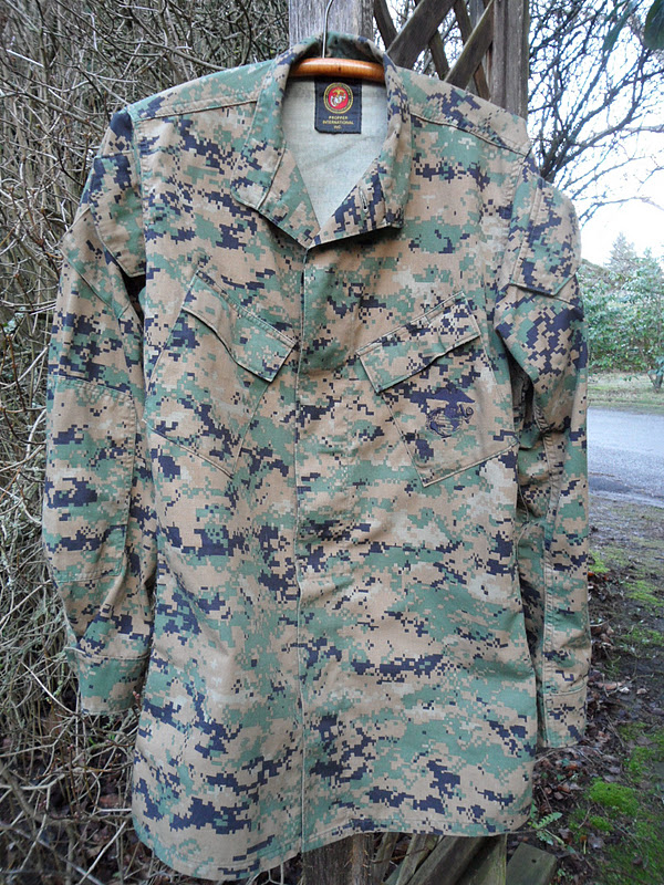 Four Bees: US Marine Corps MARPAT Camo Shirt (MCCU), USMC Marine ...