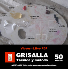 SERIE GRISALLA EMPASTE DE LA BASE MONÓCROMA