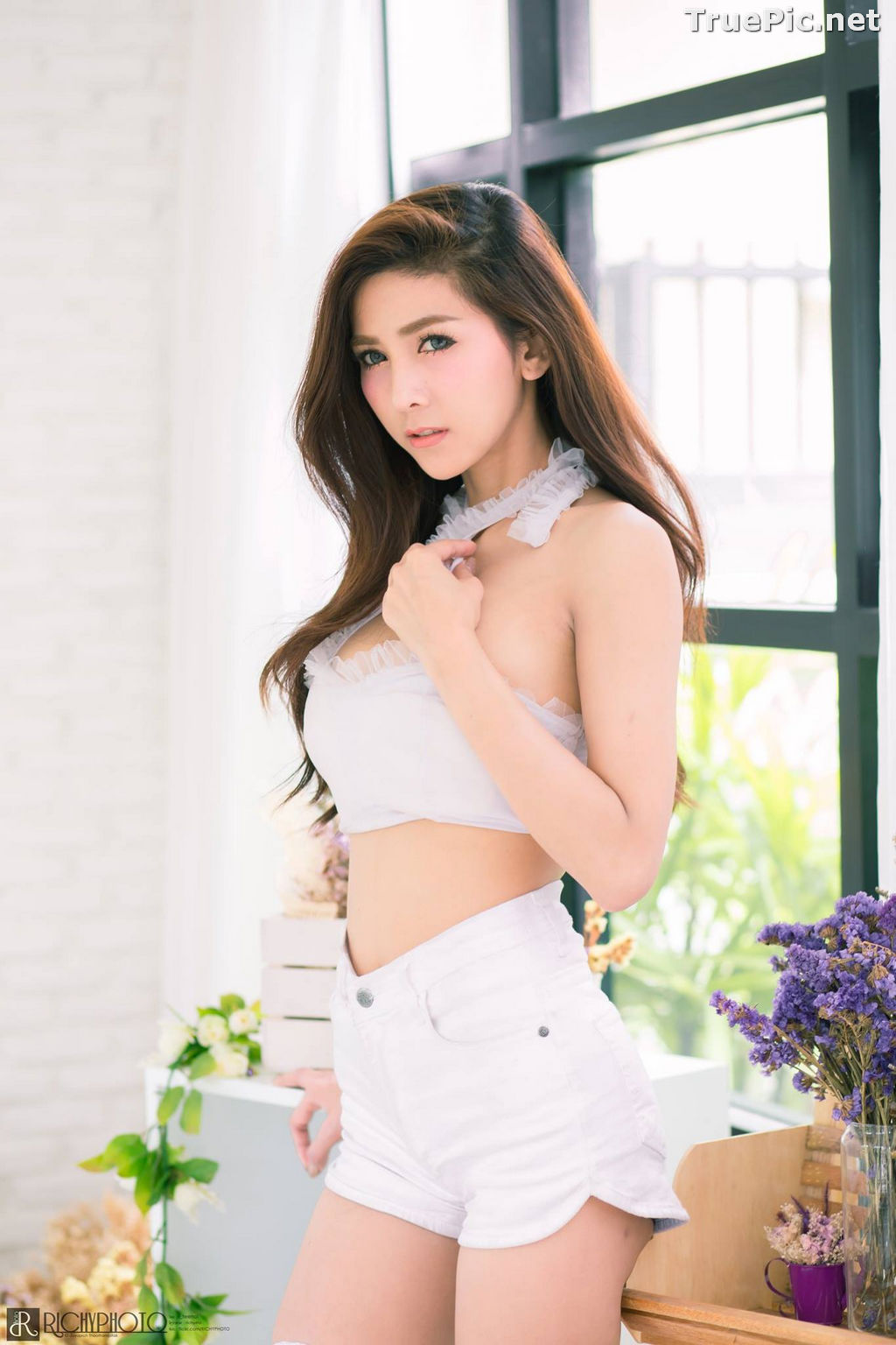 Image Thailand Model - Jurarak Untao - Beautiful in White - TruePic.net - Picture-2