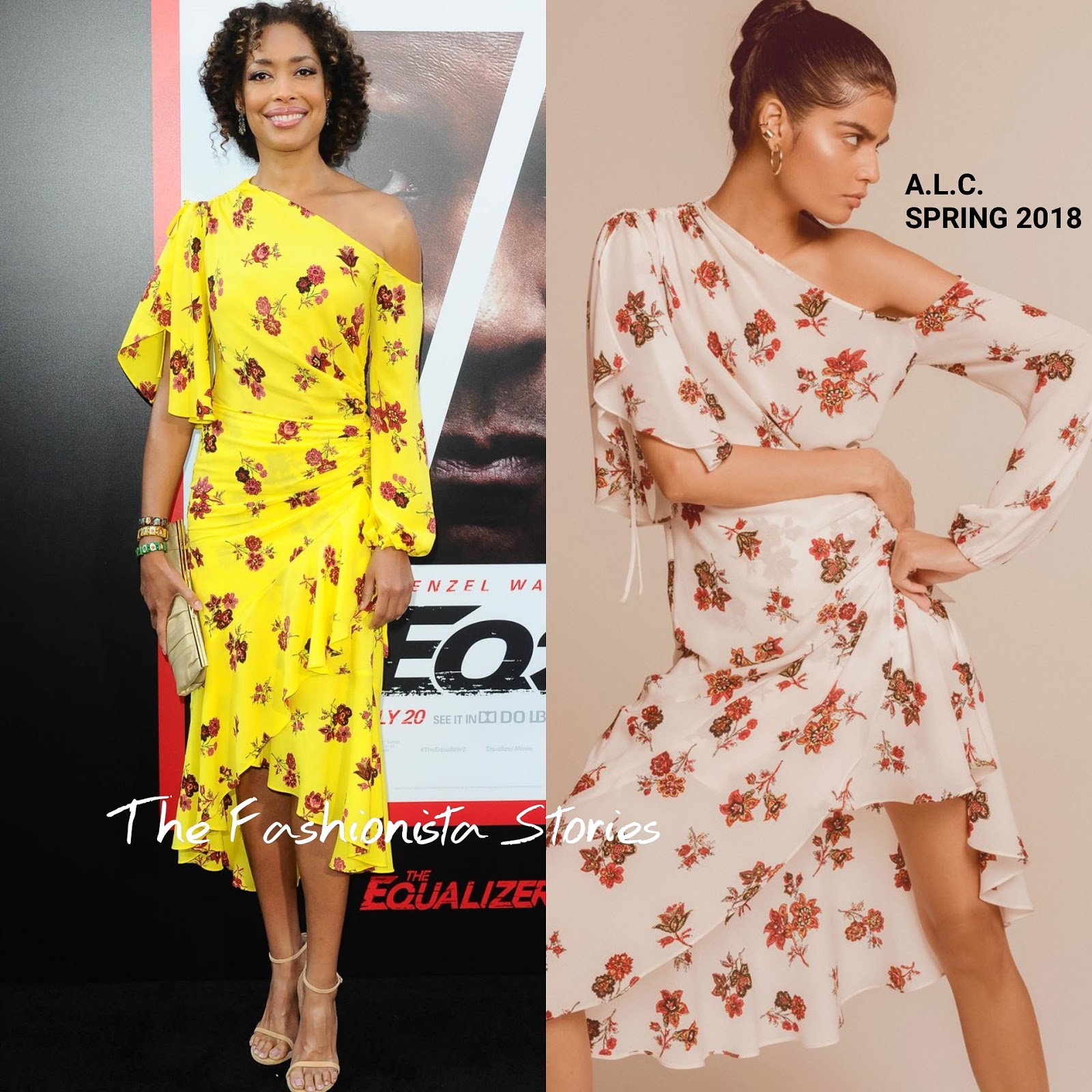 Gina Torres in A.L.C. at 'The Equalizer 2' LA Premiere