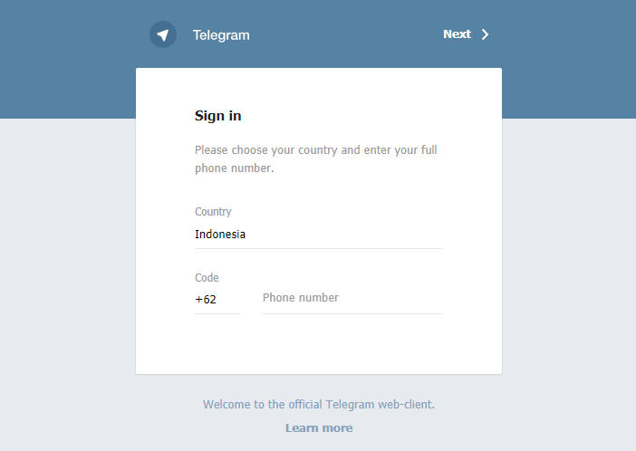 Cara Menggunakan Telegram Web