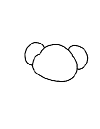 Passo a passo para desenhar um tutorial de desenho de macaco fofo, uma  lição de desenho de macaco fofo para crianças