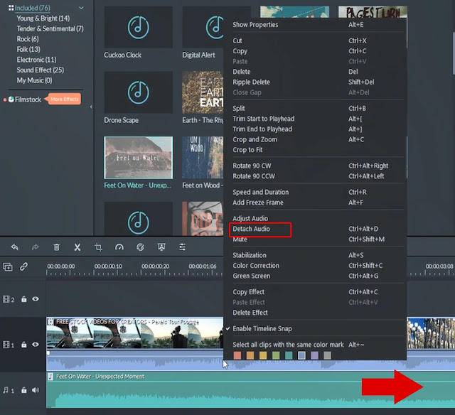 Cara Edit Audio Filmora 9.0 Pemula