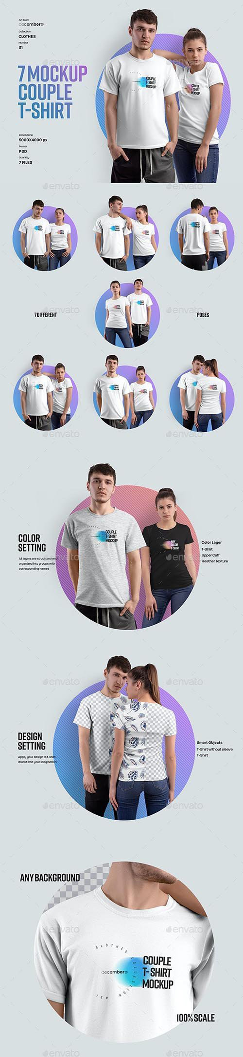 GraphicRiver - 7 Mockups Couple T-Shirt 31834460 2 GraphicRiver 7 Mockups Bikini Swimsuit 31849939