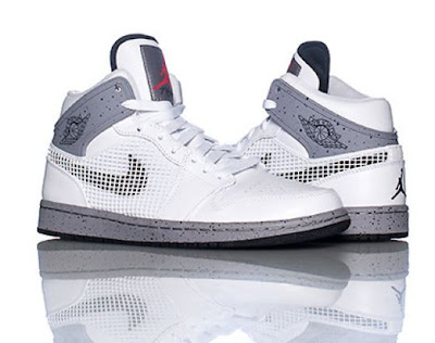 THE SNEAKER ADDICT: Air Jordan White Cement 1 Retro Sneaker Available Now