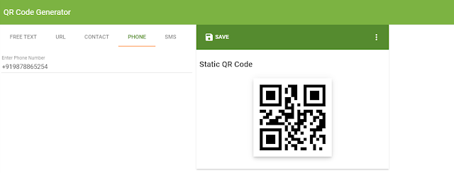 The QR CODE GENERATOR