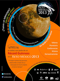 20 de abril de 2013, México: 2,978 telescopios viendo simultáneamente la luna