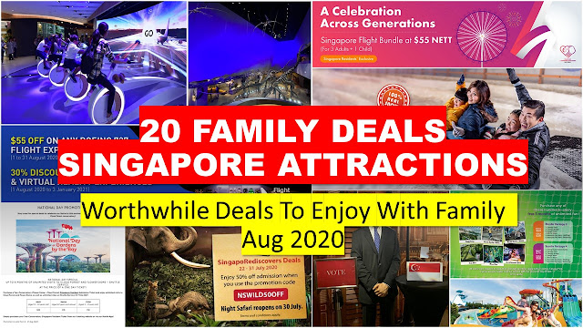 20 Family Deals for Singapore Attractions  August 2020