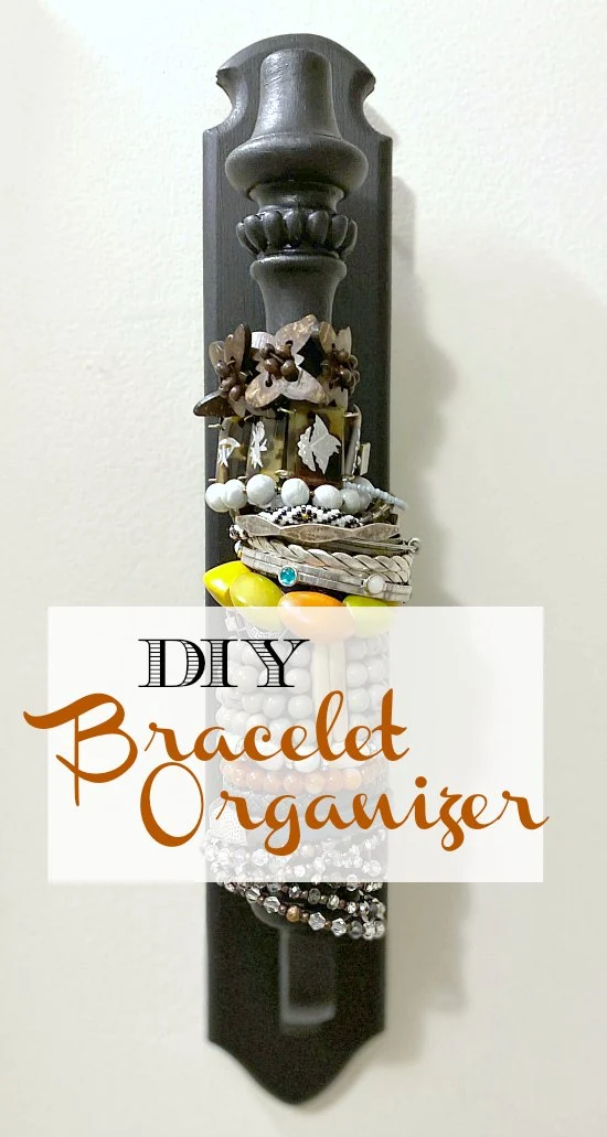 DIY Closet organization for bracelets and necklaces