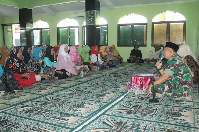 Pengajian Rutin Bulan Ramadhan Sebagai Sarana Silaturahmi Antar Anggota Persit KCK Cab XLVI Kodim Sragen
