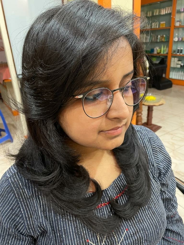 Village Barber Stories: Chennai girl's Long layer hair style